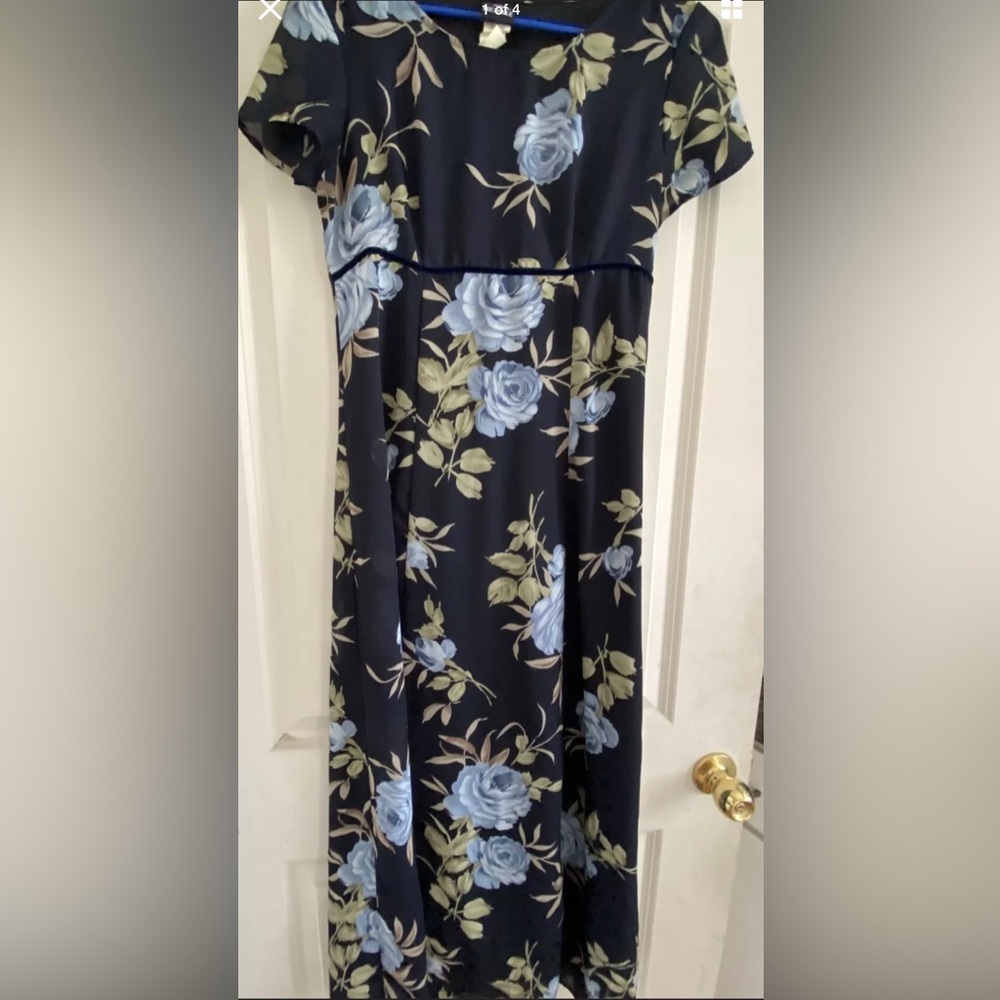 My Michelle Women’s Floral Dress Corset Back